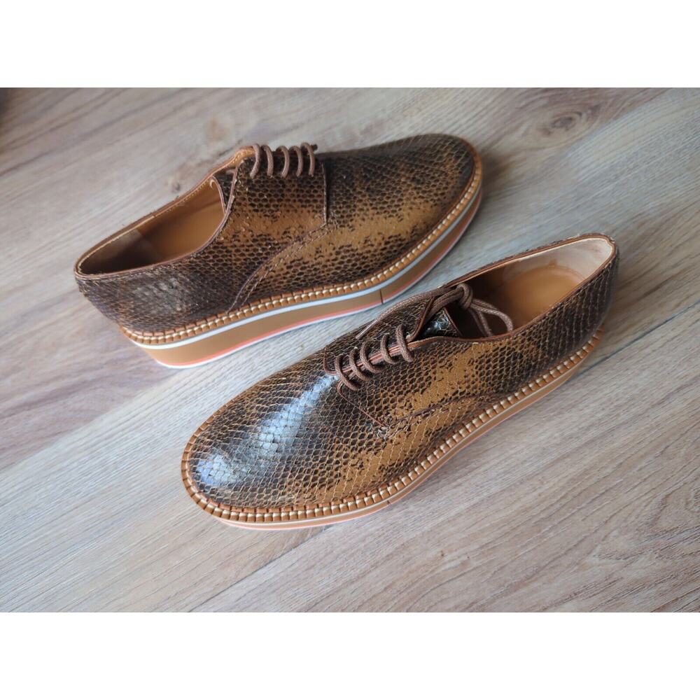 Clergerie Brook Flatform Lightweight Comfort Oxford Shoes